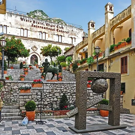 In Mit Terrasse Apartamento Taormina